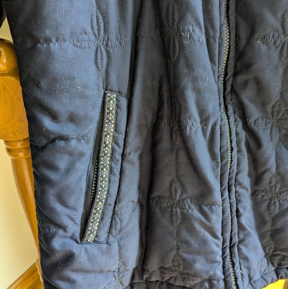 ✨ Vintage - Dark blue quilted jacket - Picture 6 of 8